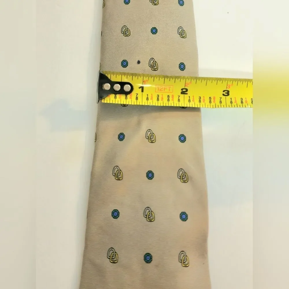 Lanvin Vintage Italian Silk Tie